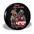 Detroit Red Wings Spare Tire Covers Horror Characters Car Accessories - Gearcarcover - 3