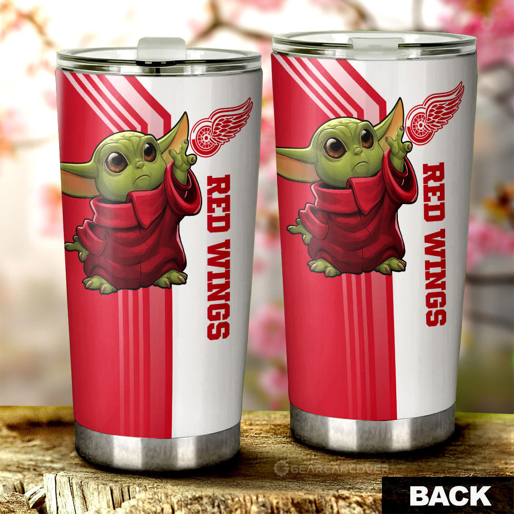 Detroit Red Wings Tumbler Cup Custom Car Accessories - Gearcarcover - 2