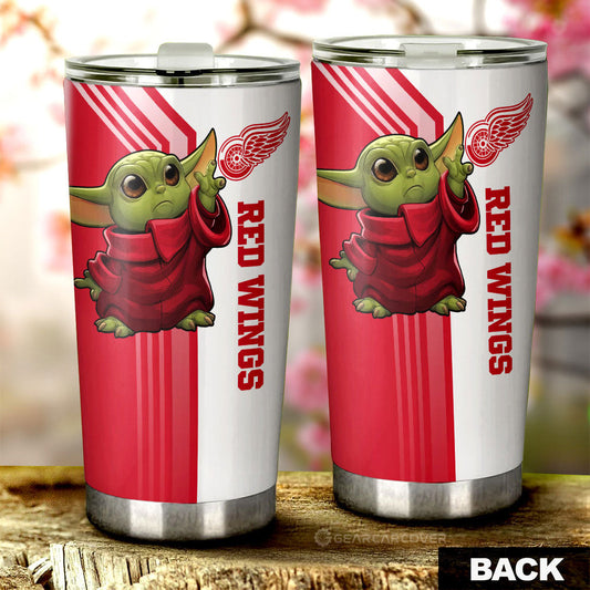 Detroit Red Wings Tumbler Cup Custom Car Accessories - Gearcarcover - 2