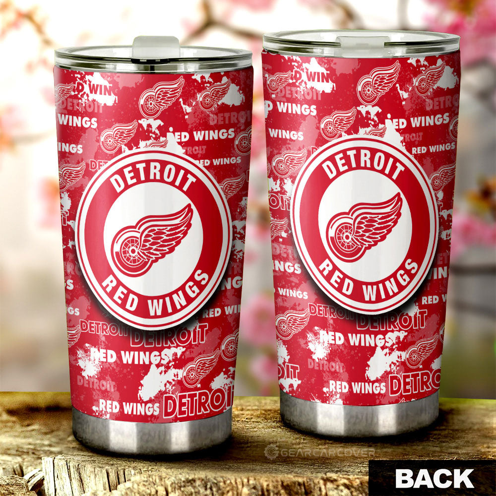 Detroit Red Wings Tumbler Cup Custom Car Accessories - Gearcarcover - 2