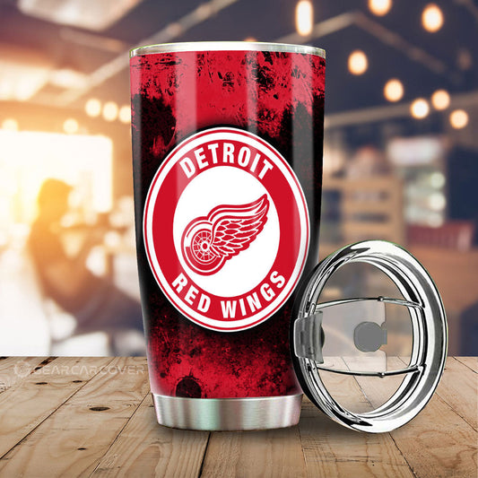 Detroit Red Wings Tumbler Cup Custom Car Accessories - Gearcarcover - 2