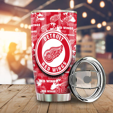 Detroit Red Wings Tumbler Cup Custom Car Accessories - Gearcarcover - 1