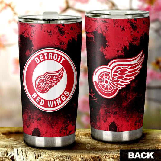 Detroit Red Wings Tumbler Cup Custom Car Accessories - Gearcarcover - 1