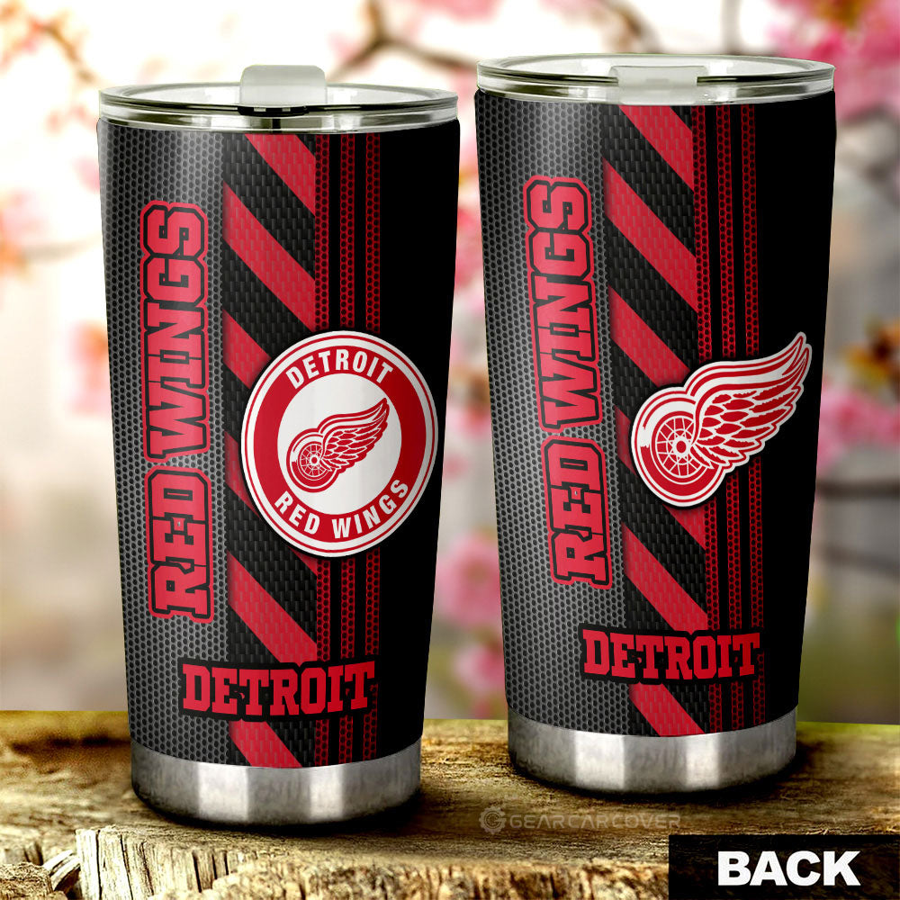 Detroit Red Wings Tumbler Cup Custom Car Accessories - Gearcarcover - 1