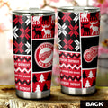 Detroit Red Wings Tumbler Cup Custom Ugly Style Car Accessories - Gearcarcover - 2