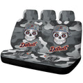 Detroit Tigers Car Back Seat Covers Skull Theme Collection - Gearcarcover - 1