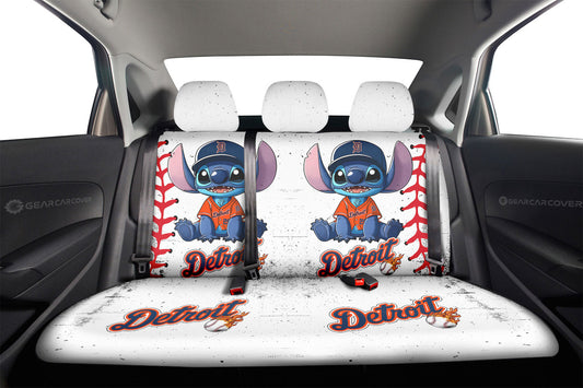 Detroit Tigers Car Back Seat Covers Stitch Theme Collection - Gearcarcover - 2