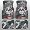 Detroit Tigers Car Floor Mats Skull Theme Collection - Gearcarcover - 1
