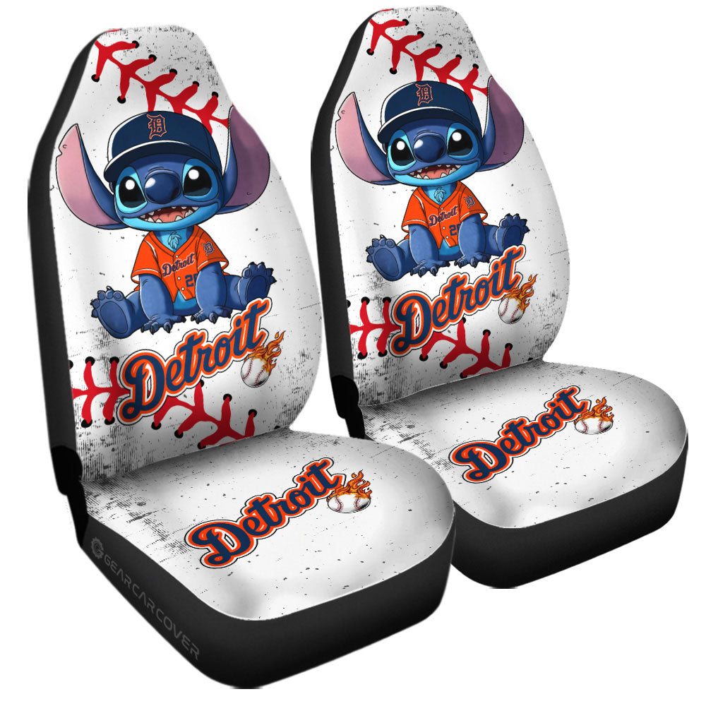 Detroit Tigers Car Seat Covers Stitch Theme Collection - Gearcarcover - 3