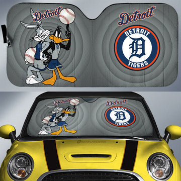 Detroit Tigers Car Sunshade Custom Car Accessories - Gearcarcover - 1