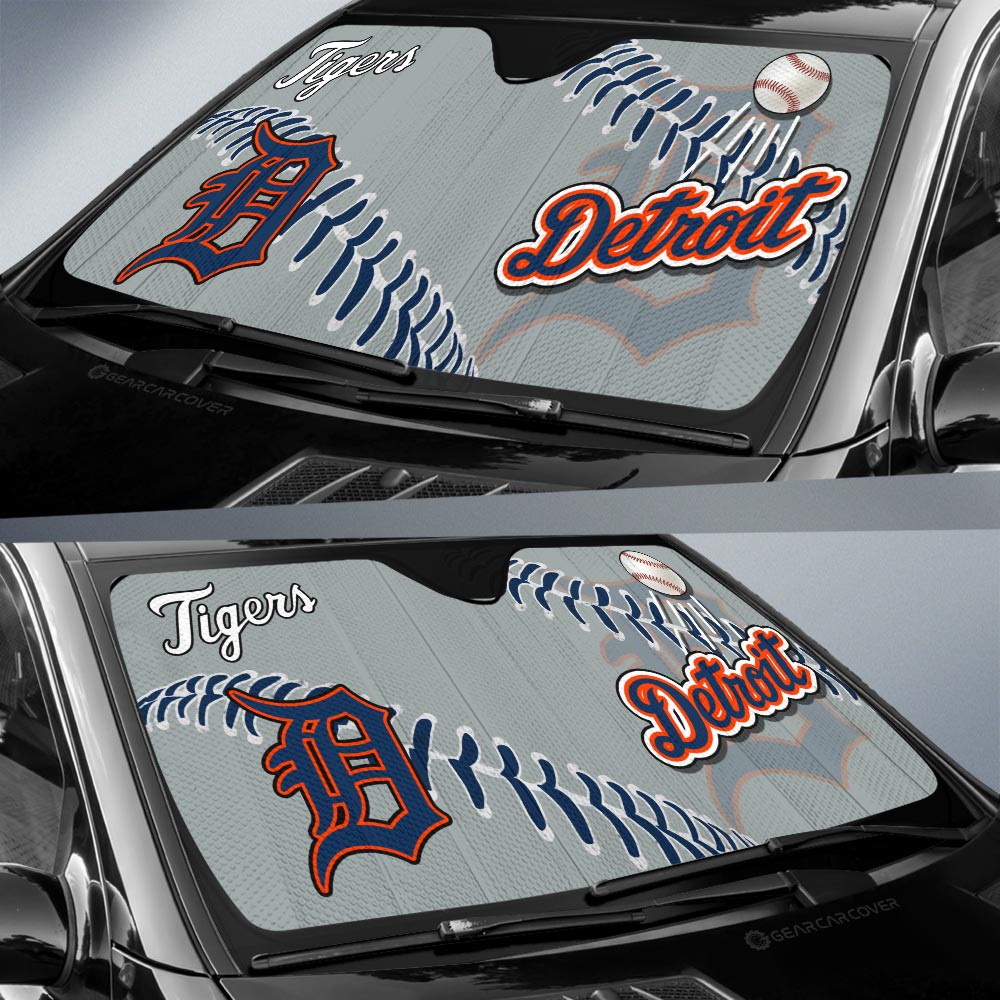 Detroit Tigers Car Sunshade Custom Car Accessories - Gearcarcover - 2