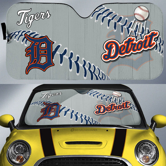 Detroit Tigers Car Sunshade Custom Car Accessories - Gearcarcover - 1