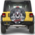 Detroit Tigers Spare Tire Covers Camera Hole Skull Theme Collection - Gearcarcover - 1