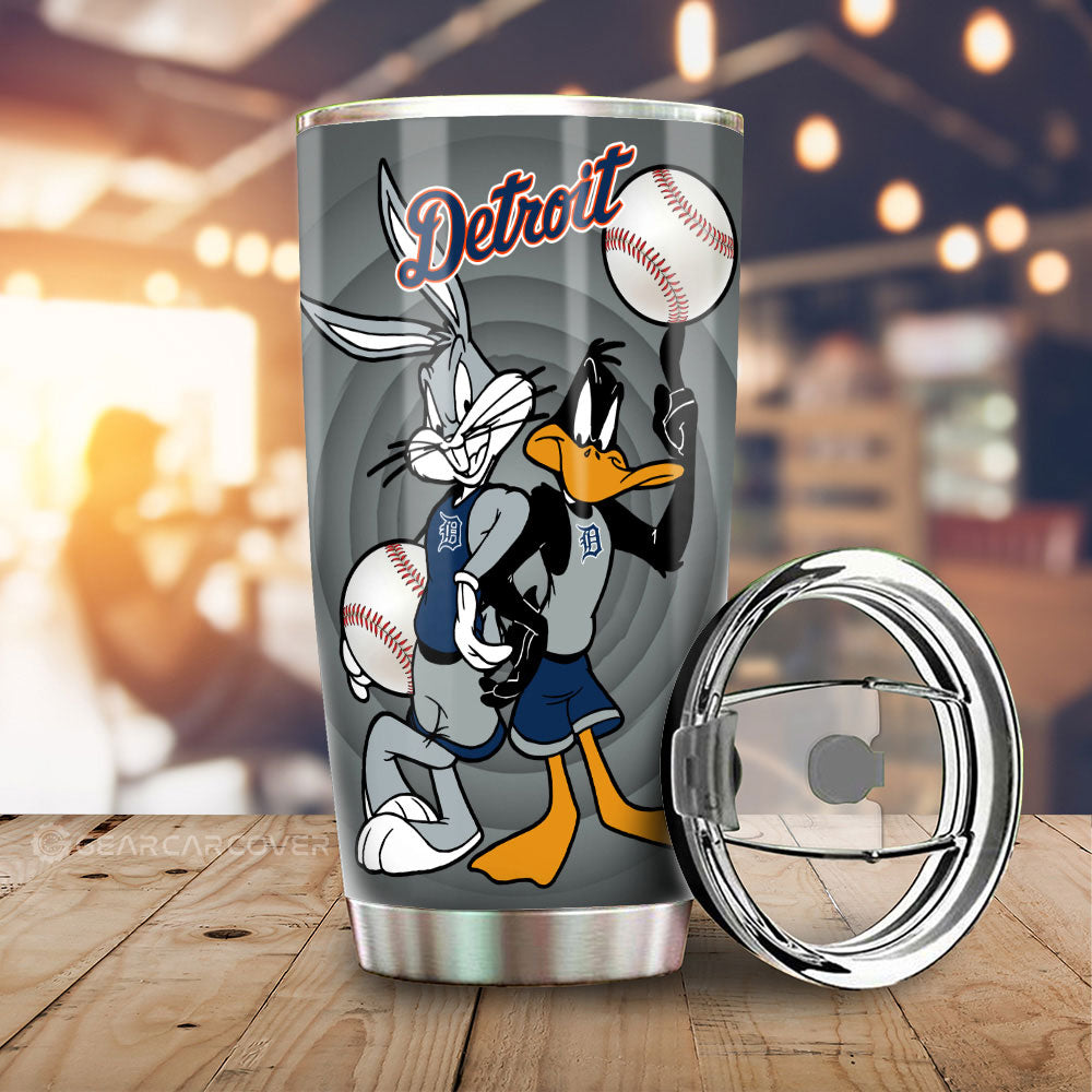 Detroit Tigers Tumbler Cup Custom Car Accessories - Gearcarcover - 2