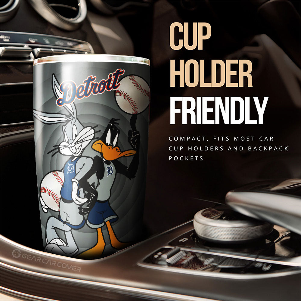 Detroit Tigers Tumbler Cup Custom Car Accessories - Gearcarcover - 3