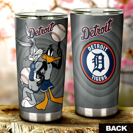 Detroit Tigers Tumbler Cup Custom Car Accessories - Gearcarcover - 1