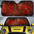 Devils Trap Car Sunshade Custom Supernatural Car Accessories - Gearcarcover - 1