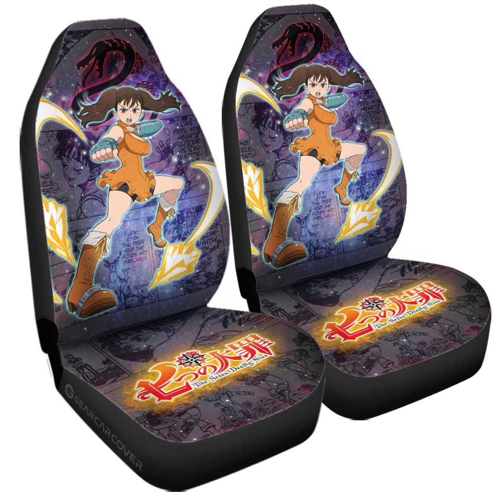 Diane Car Seat Covers Custom Galaxy Manga Style - Gearcarcover - 3