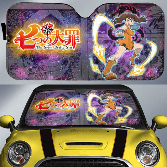 Diane Car Sunshade Custom Manga Galaxy Style - Gearcarcover - 1
