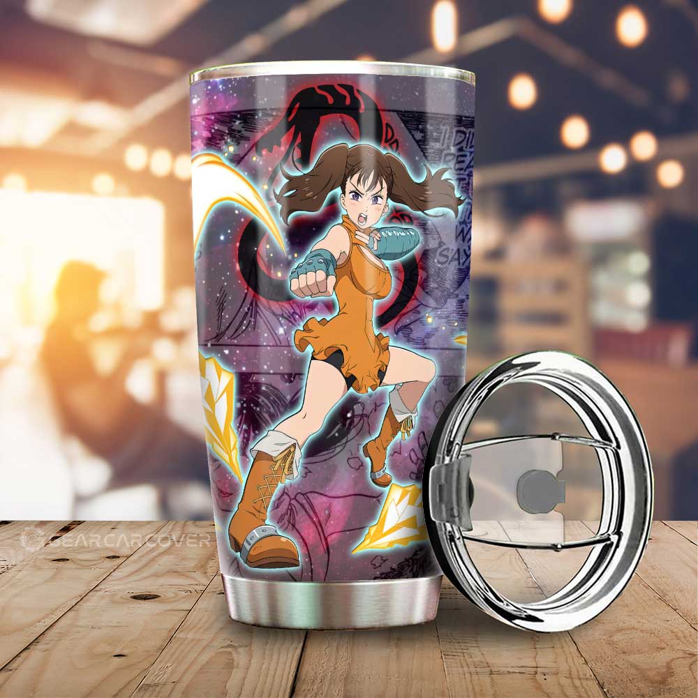 Diane Tumbler Cup Custom Manga Galaxy Style - Gearcarcover - 1