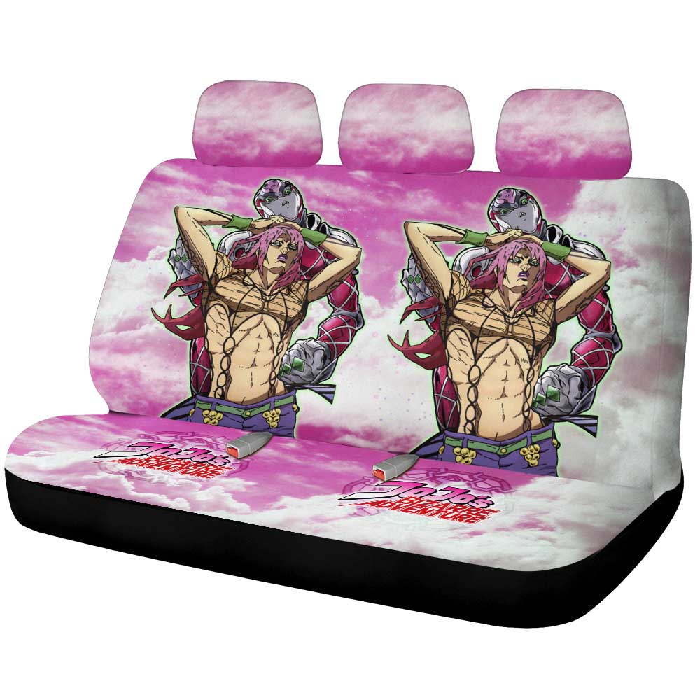 Diavolo Car Back Seat Cover Custom Bizarre Adventures - Gearcarcover - 1