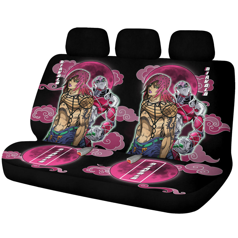 Diavolo Car Back Seat Covers Custom Bizarre Adventure Car Accessories - Gearcarcover - 1