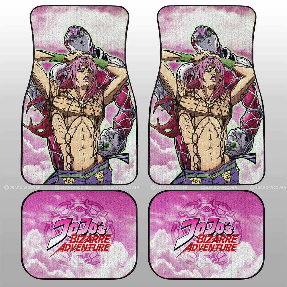 Diavolo Car Floor Mats Custom Bizarre Adventures - Gearcarcover - 1
