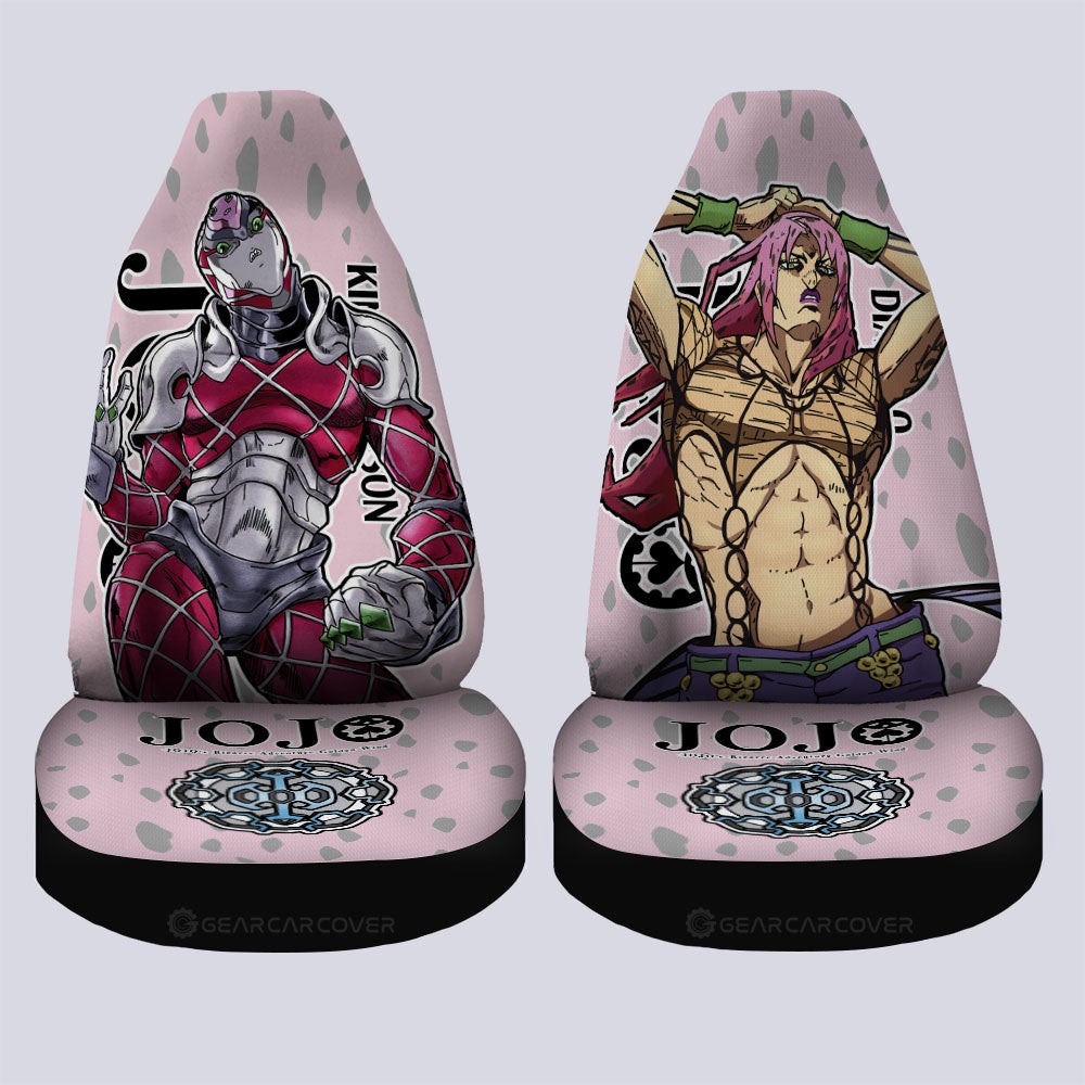 Diavolo Car Seat Covers Custom -Bizarre-Adventure - Gearcarcover - 4