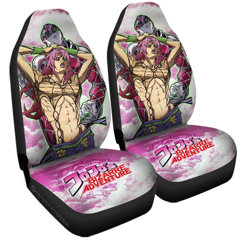 Diavolo Car Seat Covers Custom Bizarre Adventures - Gearcarcover - 3