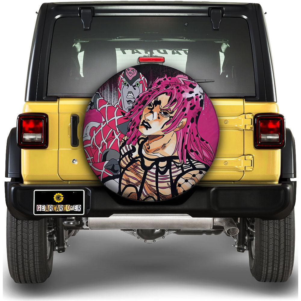 Diavolo Spare Tire Covers Custom Bizarre Adventure Car Accessories - Gearcarcover - 1