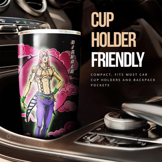 Diavolo Tumbler Cup Custom Bizarre Adventure Car Accessories - Gearcarcover - 2