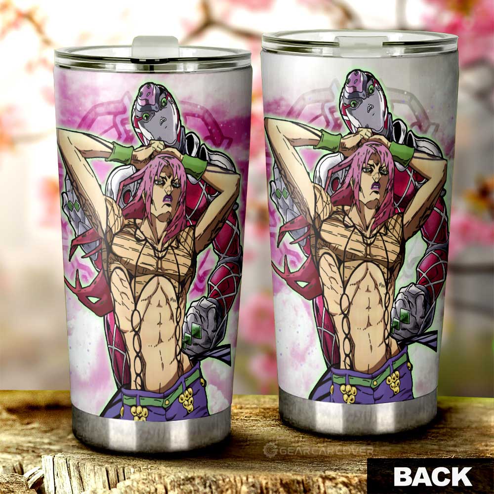 Diavolo Tumbler Cup Custom Bizarre Adventures - Gearcarcover - 3