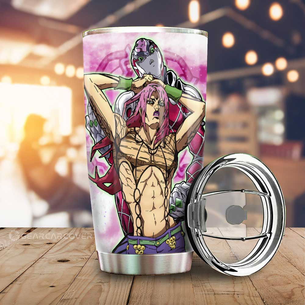 Diavolo Tumbler Cup Custom Bizarre Adventures - Gearcarcover - 1