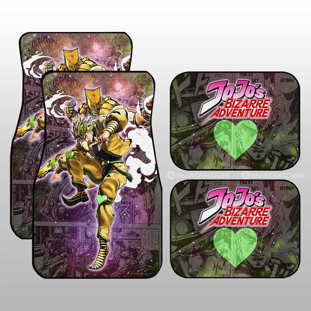 Dio Brando Car Floor Mats Custom Galaxy Style JJBA Car Accessories - Gearcarcover - 1