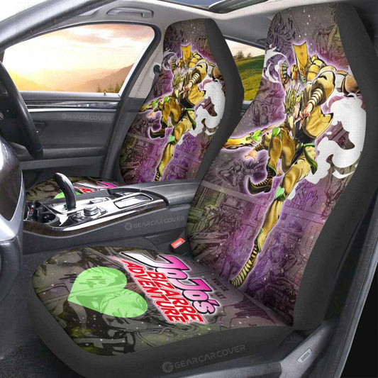 Dio Brando Car Seat Covers Custom Galaxy Style JJBA Car Accessories - Gearcarcover - 2