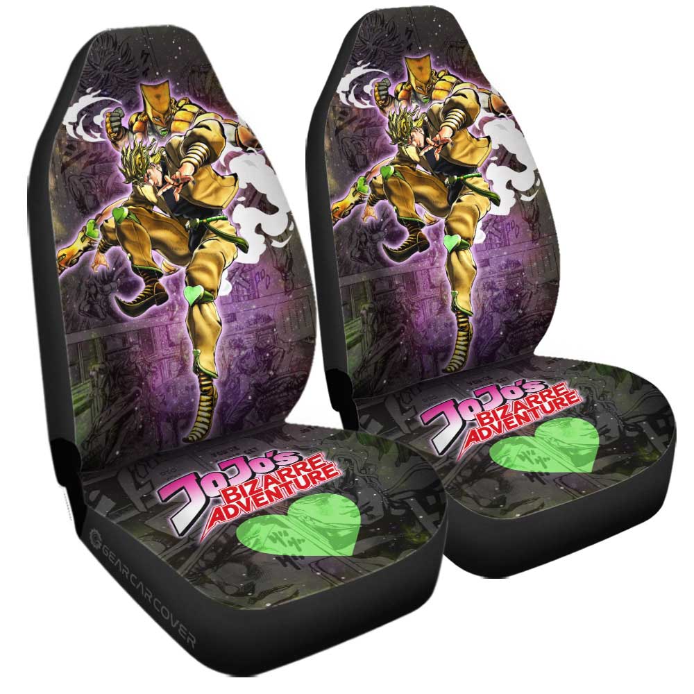 Dio Brando Car Seat Covers Custom Galaxy Style JJBA Car Accessories - Gearcarcover - 3
