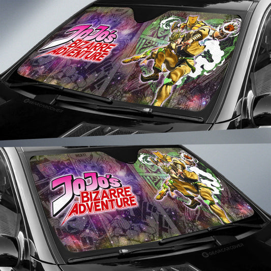Dio Brando Car Sunshade Custom JJBA Car Accessories Galaxy Style - Gearcarcover - 2
