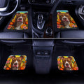 Dog Pitbull Floral Car Floor Mats Custom Car Accessories - Gearcarcover - 2