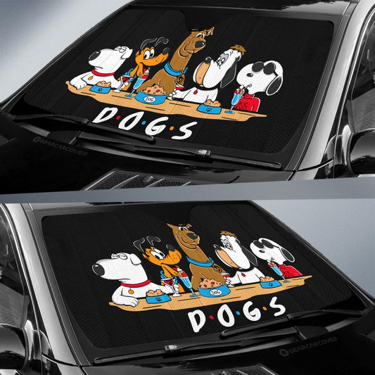 Dogs Mashup Car Sunshade Custom Car Accessories - Gearcarcover - 2