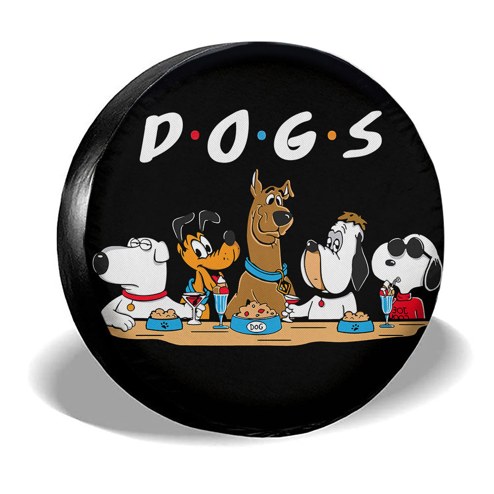 Dogs Mashup Spare Tire Covers Custom Car Accessories - Gearcarcover - 3