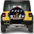 Dogs Mashup Spare Tire Covers Custom Car Accessories - Gearcarcover - 1