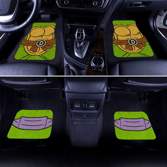 Donatello Car Floor Mats Custom Ninja Turtle Car Accessories - Gearcarcover - 2