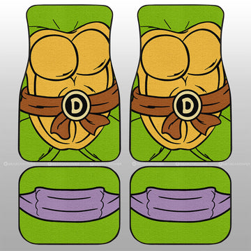 Donatello Car Floor Mats Custom Ninja Turtle Car Accessories - Gearcarcover - 1