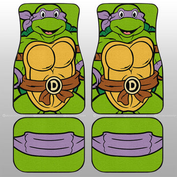 Donatello Car Floor Mats Custom Ninja Turtle Car Accessories - Gearcarcover - 1