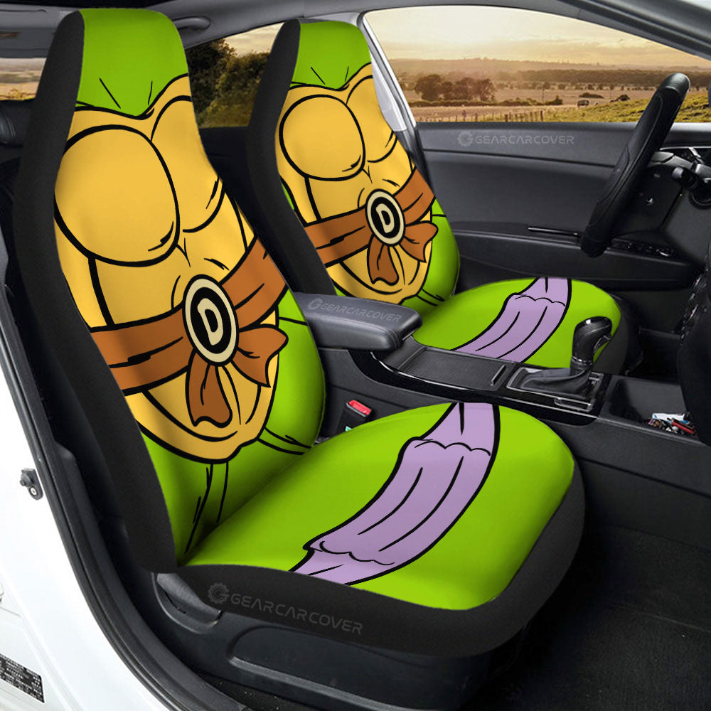 Donatello Car Seat Covers Custom Ninja Turtle Car Accessories - Gearcarcover - 2