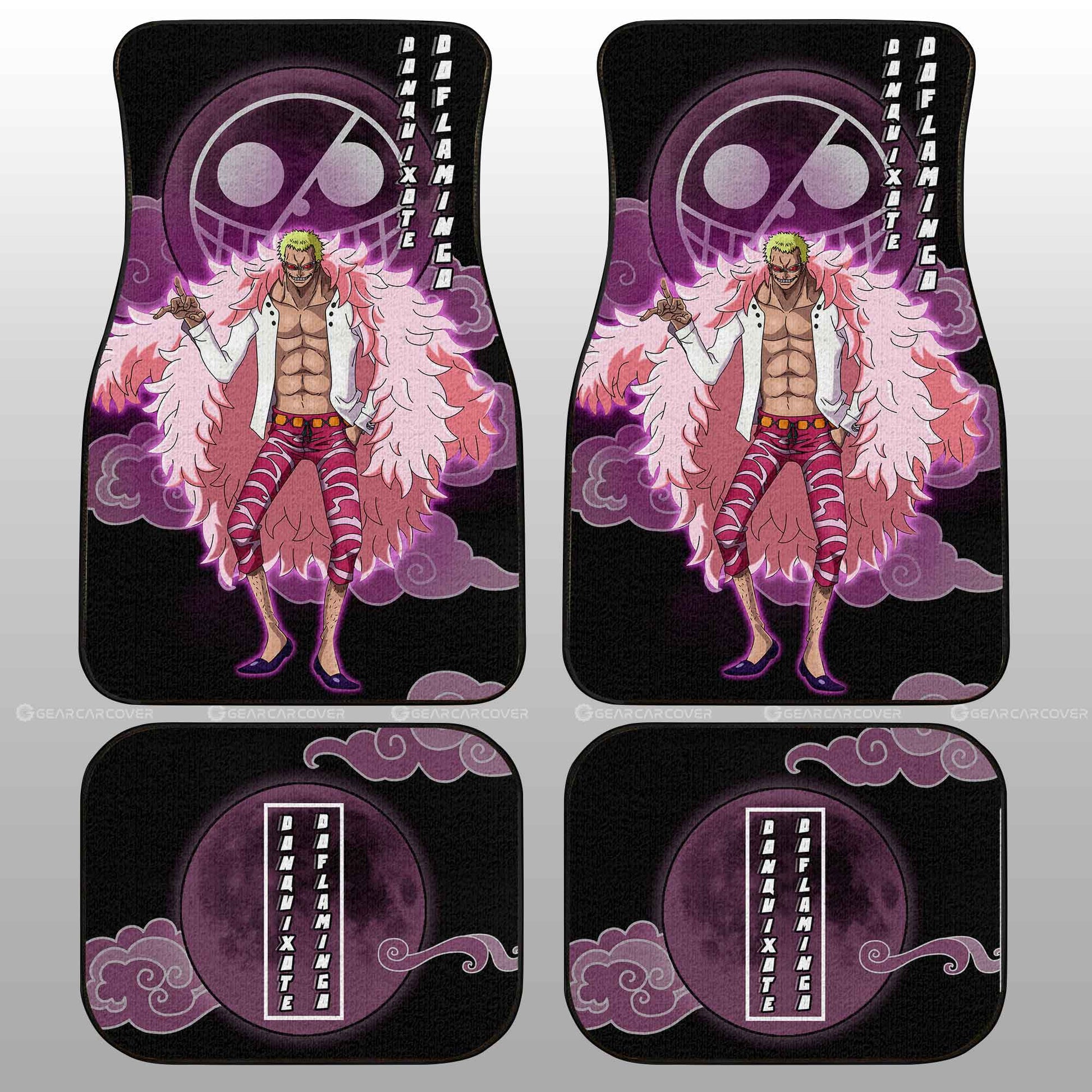 Donquixote Doflamingo Car Floor Mats Custom Car Accessories For Fans - Gearcarcover - 2