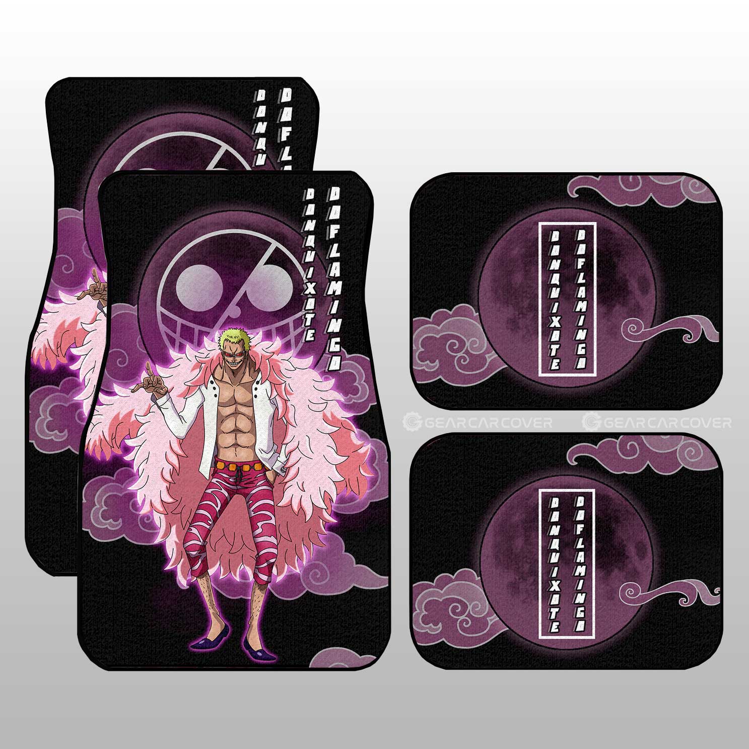 Donquixote Doflamingo Car Floor Mats Custom Car Accessories For Fans - Gearcarcover - 1