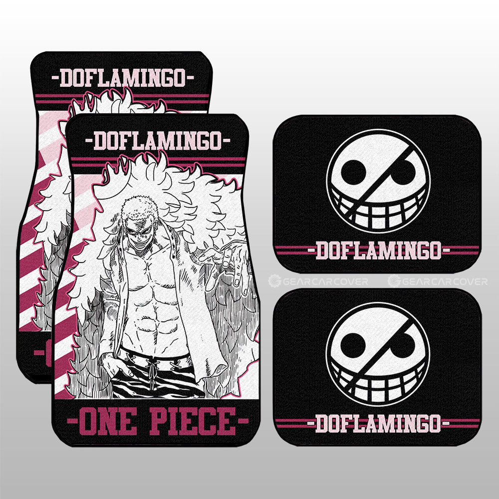 Donquixote Doflamingo Car Floor Mats Custom Car Accessories - Gearcarcover - 3