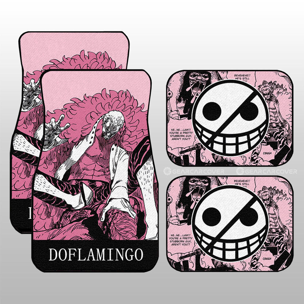 Donquixote Doflamingo Car Floor Mats Custom Car Accessories - Gearcarcover - 3