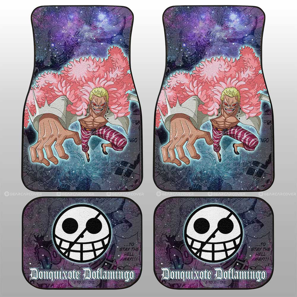 Donquixote Doflamingo Car Floor Mats Custom Car Accessories Manga Galaxy Style - Gearcarcover - 2